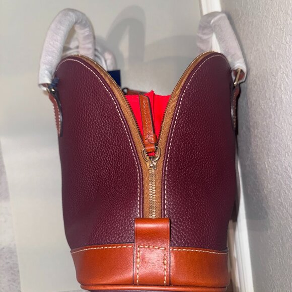 Dooney & Bourke Zip Zip NWT pebbled grain leather satchel handbag - Picture 5 of 14